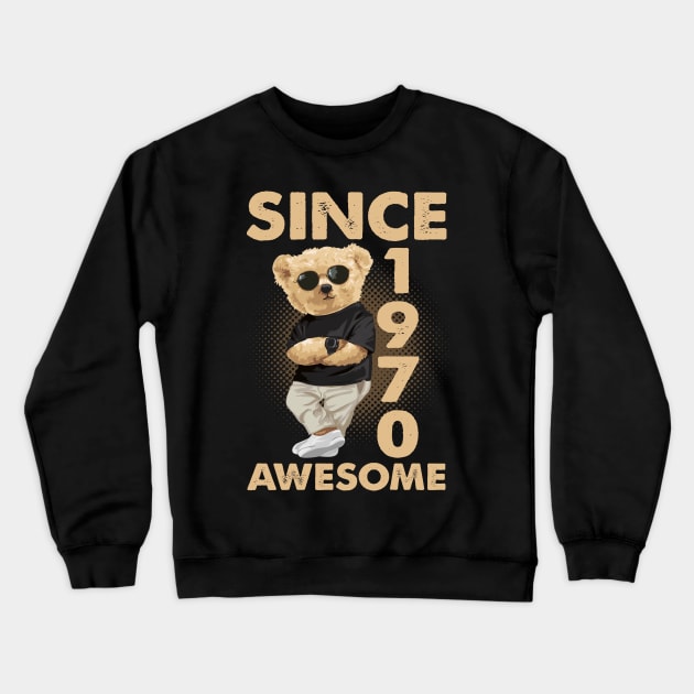 Since 1970 Awesome Crewneck Sweatshirt by octopath traveler floating island